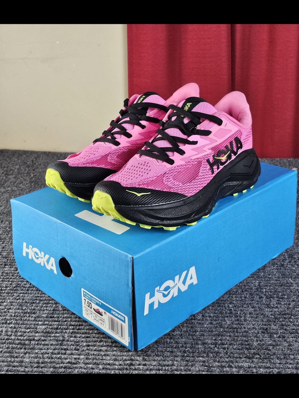 HOKA Womens Size 7D Or 7.5D Challenger 8 Pink Trail Running Shoes